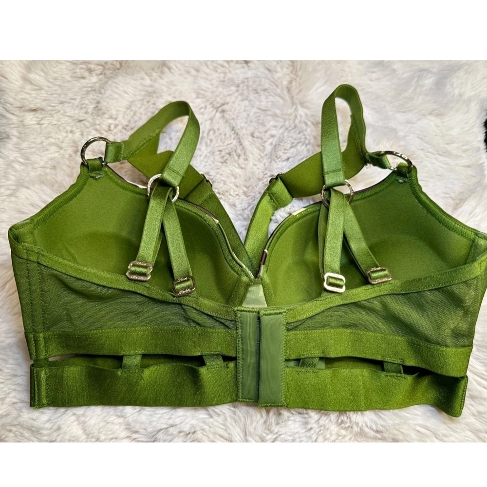 Honey Birdette Green Camouflage Bra - Picture 6 of 6